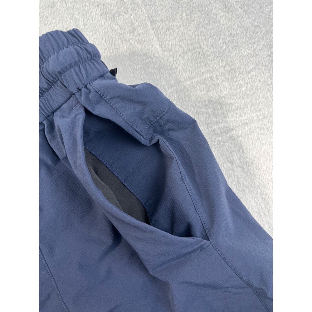 Lululemon Bowline Shorts Mens Size M Navy Blue Excellent Ripstop 5 Inch Inseam - Picture 4 of 8